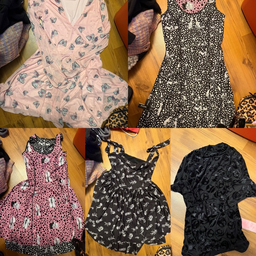 Black milk clothing dress & bodysuit bundle
